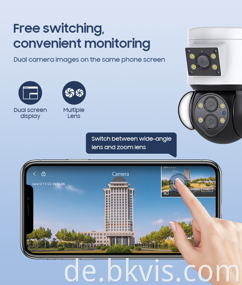 Panoramic WiFi Security Surveillance Wireless HD camera